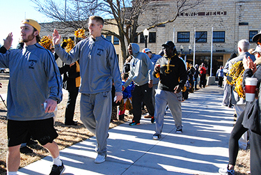 Bowl game sendoff